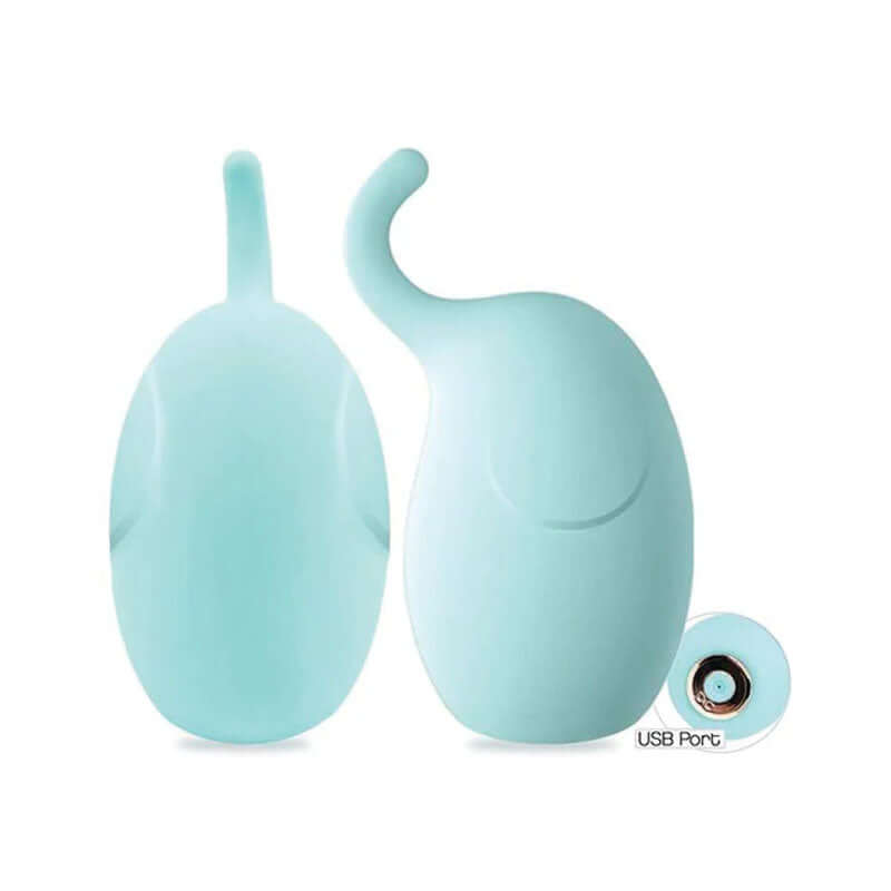 Hunk With A Trunk - Aqua - Aqua USB Rechargeable Stimulator